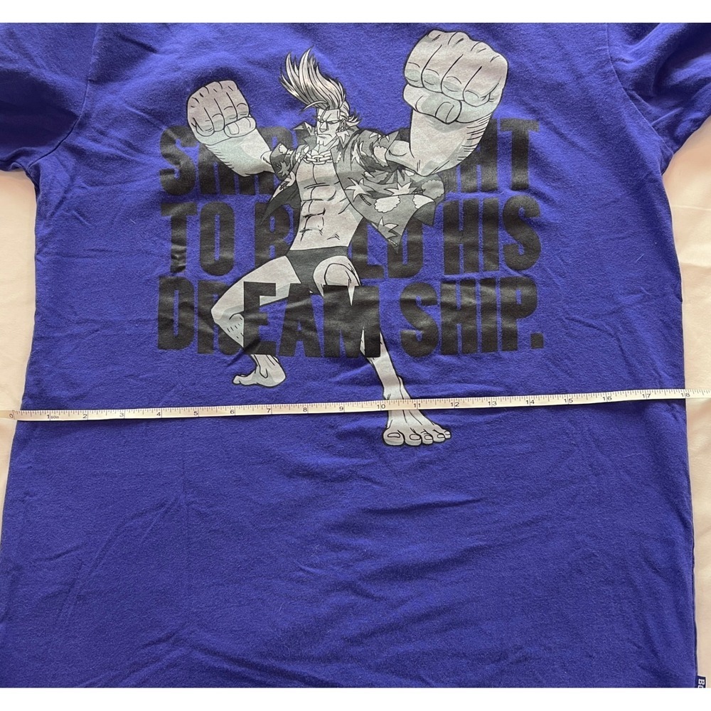 Graphic T Shirt Mens Size L Purple Monkey D Luffy - Picture 5 of 6